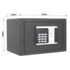rottner rfid safe 1 gleichsperrend T06214 abmessungen