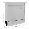 rottner briefkasten lettero inox T06329 abmessungen
