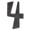 Kovaná číslice - 12 cm (Varianta 0)