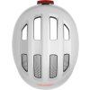 Dětská cyklistická helma ABUS Smiley 3.0 ACE LED shiny white