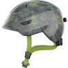 Dětská cyklistická helma ABUS s LED světlem ABUS Smiley 3.0 LED grey space