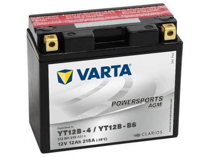 VARTA YT12B-4 12V, 12Ah,215A,V- 512901