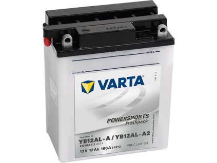 VARTA YB12AL-A ,YB12AL-A2  12V, 12Ah,160A, V-512013
