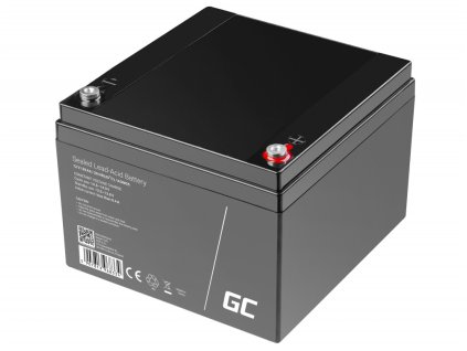 green cell agm vrla 12v 28ah bezobslugowy akumulator do lodzi skutera zabawki wozka kampera