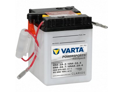 VARTA 6N4-2A-2, 6N4-2A-4, 6N4-2A-7  6V, 10A , 004014
