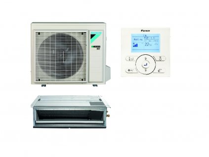 Kanálová Klimatizace Daikin 1+1 2,4kW R32
