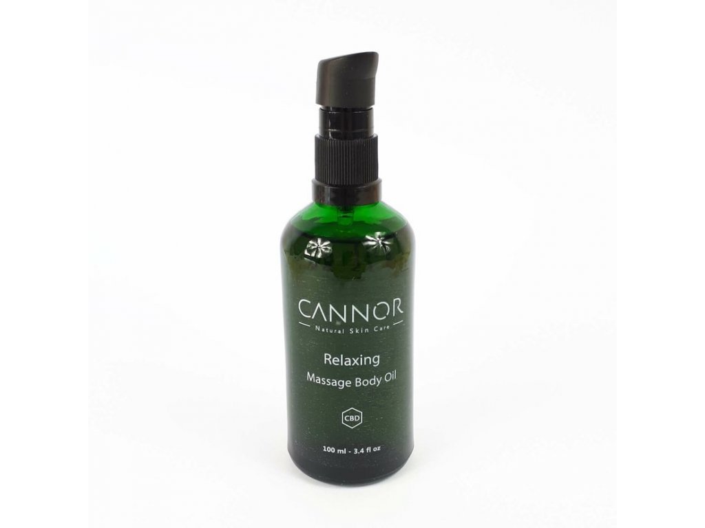 Masážní olej 100ml, CANNOR (1)