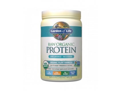 Raw organic protein powder unflavored 560g 500x600