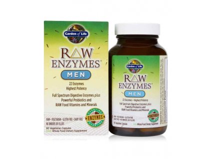 Raw enzymes men 90 kaps. 500x600