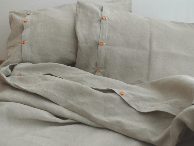 Lněné povlečení NATURAL - přírodní | E-len