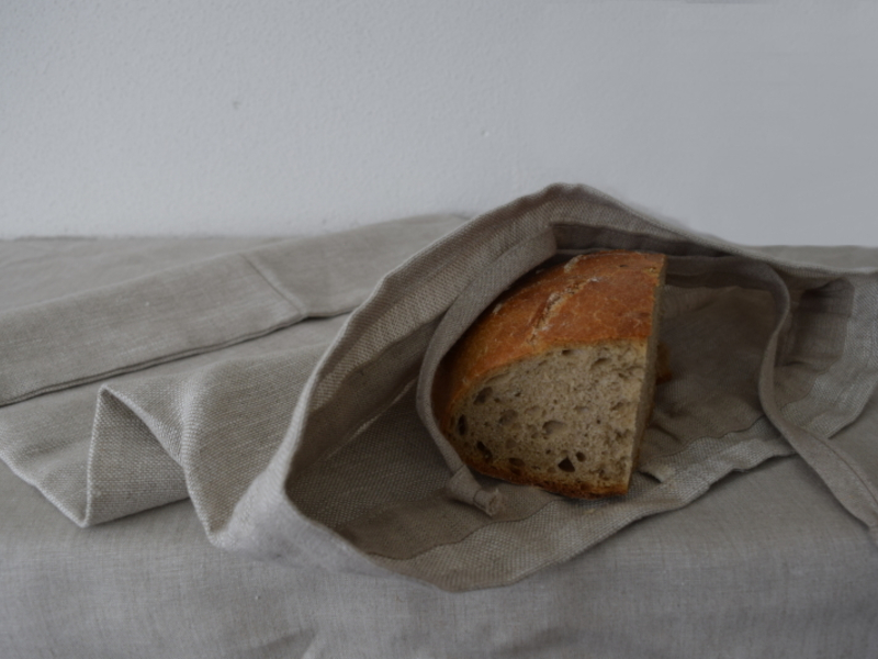 Lněný pytlík na chléb a pečivo | E-len