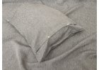 Lněné povlečení GRAFIT - šedé