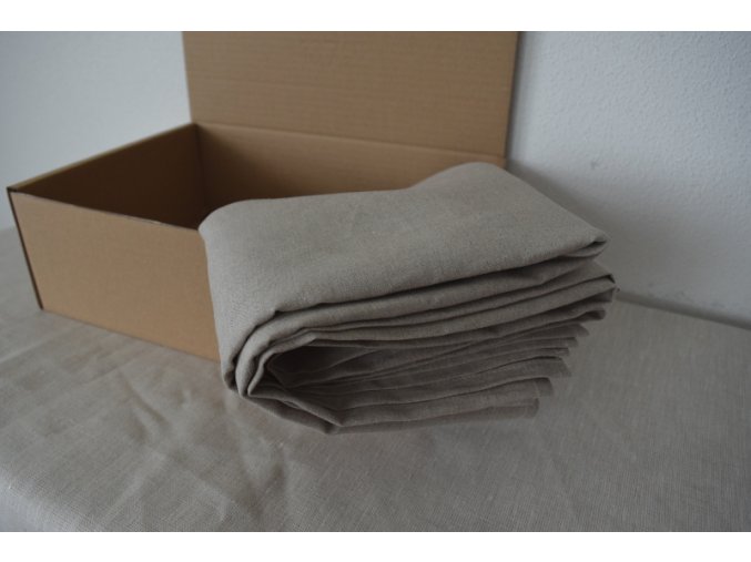 Lněné prostěradlo 185g - režné