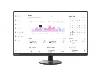 Lenovo LCD / D32-40 / 31,5" / VA / FHD / 60Hz / 4ms / Black / 3R