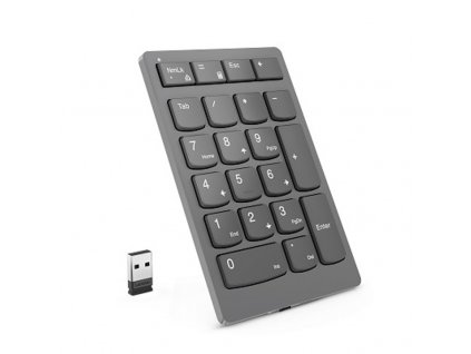 Lenovo Go Wireless Numeric Keypad - Storm Grey