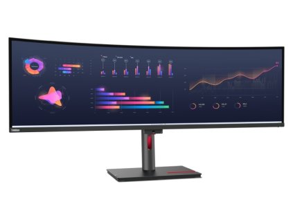 Lenovo ThinkVision / P49w-30 49" IPS / 5120x1440 / 6ms / HDMI / DP / TB / 4xUSB / Výškově nastavitelný / Pivot / Vesa