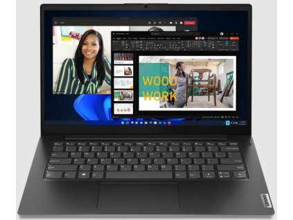Lenovo / V14 Gen 4 AMN / R5-7520U / 8GB / 256GB SSD / Integrovaná / 14" FHD TN / 2yCarry-in / Win11 Pro / Černá