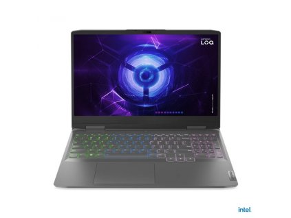 Lenovo LOQ / 15IRH8 / i5-12450H / 16GB / SSD 512GB / 15,6" / IPS / FHD / 144Hz / 350nitů / RTX4060 8GB / bez OS / šedá + LOQ M100 myš