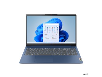 Lenovo IdeaPad / Slim 3 15ABR8 / R5-5625U / 15,6" FHD / 8GB / 512GB SSD / RX Vega 7 / W11H / Blue / 2R