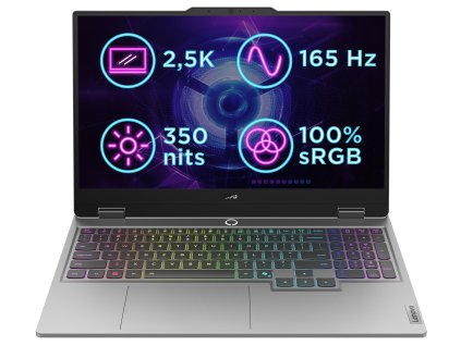 Lenovo LOQ / 15IRX10 / i7-14700HX / 15,6" / QHD / 32GB / 1TB / RTX 5060 / bez OS / Gray / 2R