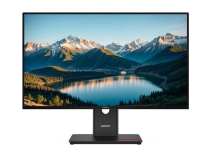 Lenovo ThinkVision / T27q-40 27" IPS WLED / 2560×1440 / 6ms / 350nits / MC60 kamera / 1xHDMI / DP / 4xUSB / Pivot / Černá