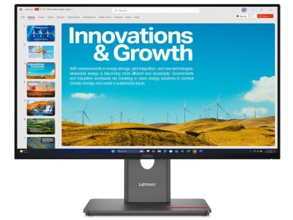 Lenovo ThinkVision / P24QD-40 / 23,8" IPS / 16:9 / 2560x1440 / 1500:1 / 4m