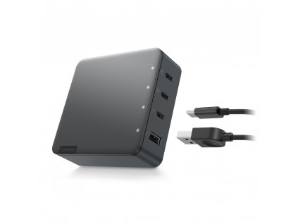 Lenovo Go 130W / Multi-Port Charger / USB-C, USB-A / EU