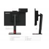 Lenovo ThinkCentre / Tiny-In-One 22 Gen 5 / 21,5" / IPS / FHD / 60Hz / 6ms / Black / 3R