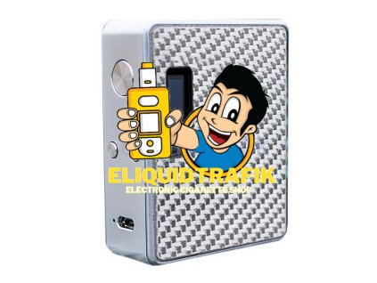  Lost Vape Esquare DNA 60 Box Mod - Silve / Carbon Fiber 