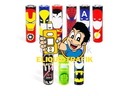  Akku Védőfólia Superman 18650-es akkumulátorokhoz 