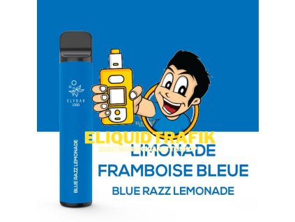  ElfBar - 1500 Blue Razz Lemonade (Limonade Framboise Bleue) 4,8ml 00mg 
