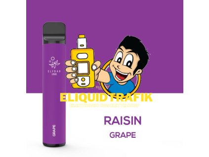  ElfBar 1500 Grape (Raisin) 4,8ml 00mg 