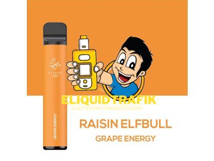  ElfBar 1500 Grape Energy (Raisin ElfBull) 4,8ml 00mg 