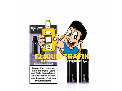 Dinner Lady Fuyl Blueberry Ice előre töltött e cigaretta Tank 2 db