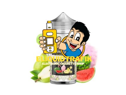  WOW by Candy Juice - Tasty Zebra shortfill liquid 0mg 100ml 