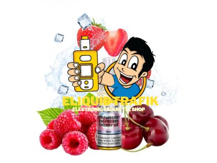  Elfliq by Elf Bar - Strawberry Raspberry Cherry Ice Nic Salt 10ml 20mg 