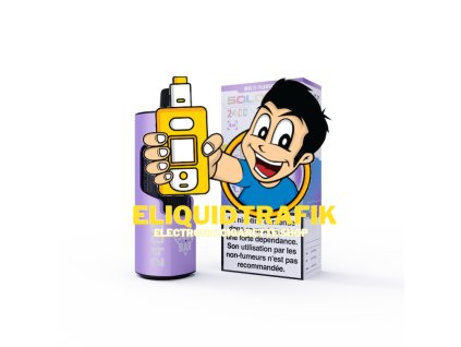 Solobar 2400 4 az 1 ben pod készlet (+ Pod 2ml 20mg) Purple Cerise bleue, Rainbow Limonade, Fraise glacée, Pastèque glacée
