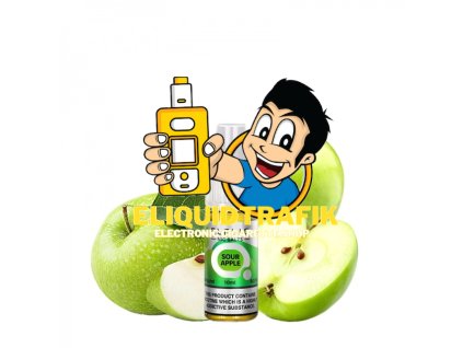 Elfliq by Elf Bar – Sour Apple Nic Salt 10ml 10mg