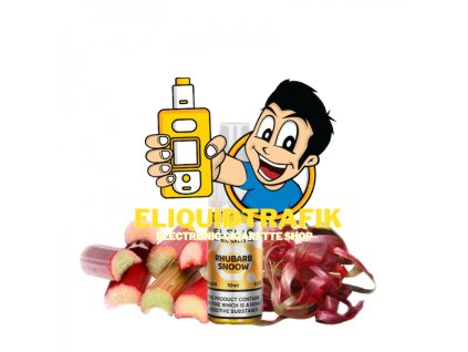 Elfliq by Elf Bar – Rhubarb Snoow Nic Salt 10ml 10mg