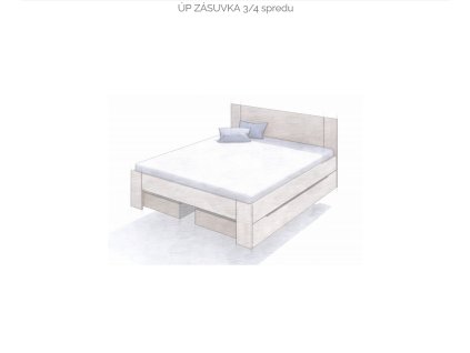 Univerzálna zásuvka – praktický doplnok do spálne z dyhovanej alebo laminovanej drevotriesky s čelom z masívneho bukového dreva, umiestnená na kolieskach.