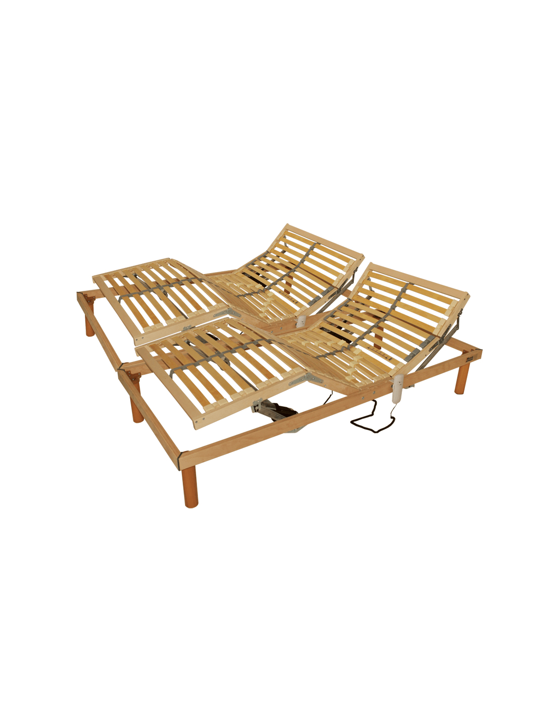 Mrava Lamelové rošty DOUBLE T5 set Mobil+Mobil samonosné (viac rozmerov) Rozmer - postelí, roštov, nábytku: 160 x 200 cm