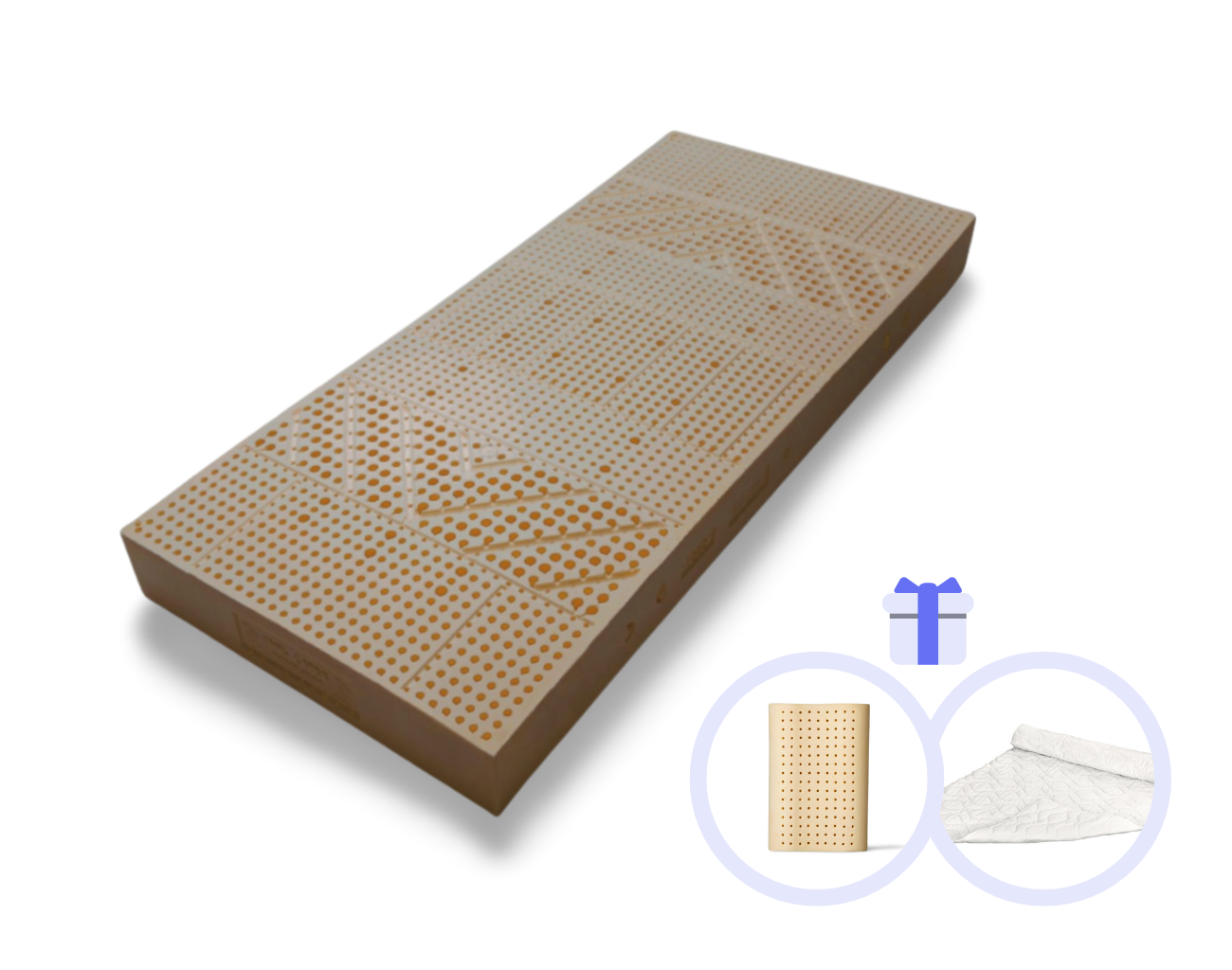 Novaya Latexový matrac EKO 100% prírodný (multizónový) Rozmer: 195x80, Poťahová látka: Aloe Vera, Tvrdosť matraca: Stredne Tvrdý (72-77 kg/m3)