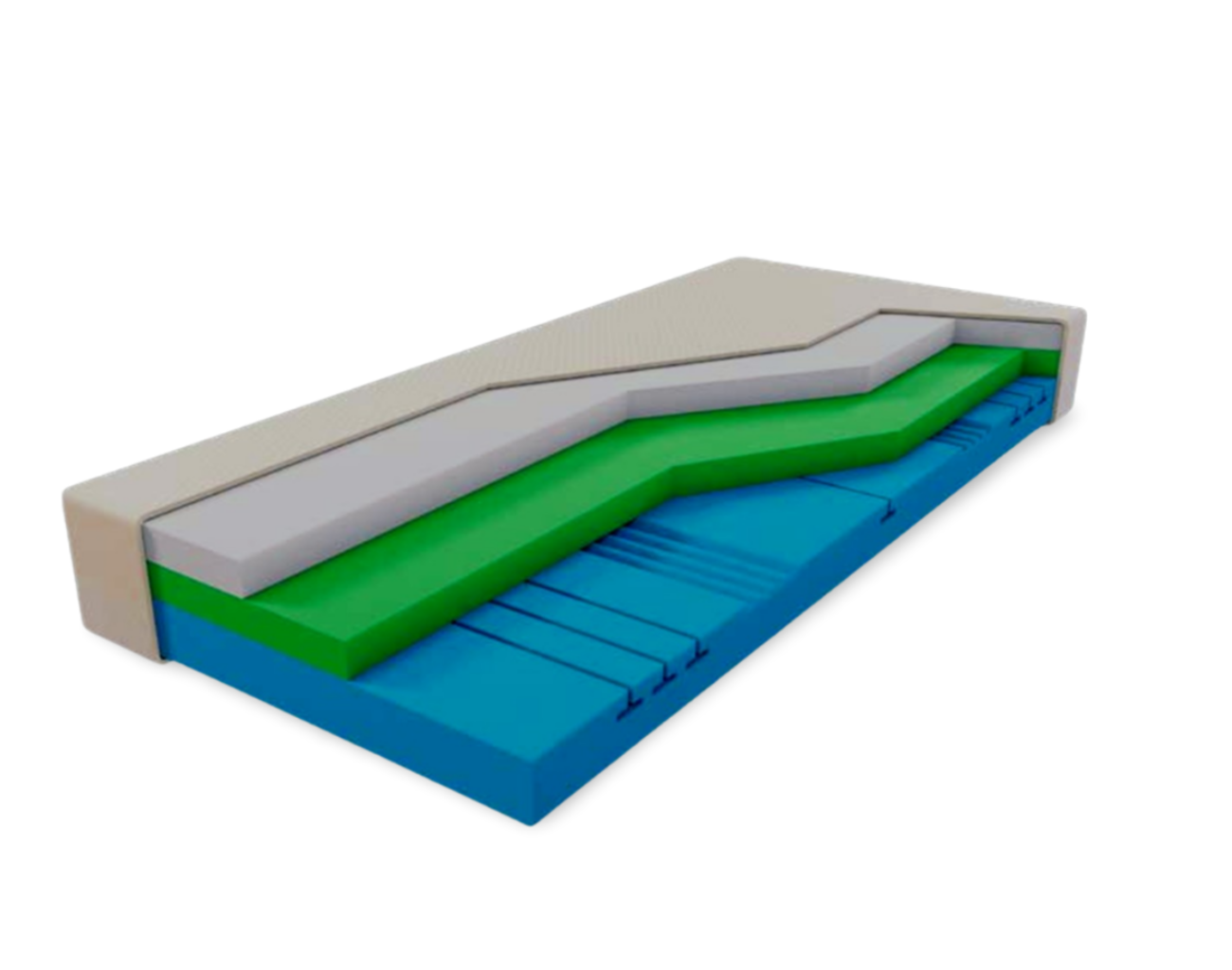 CUREM Zdravotný "Beztiažový" matrac C4500 Veľkosť: 200 x 90 cm, Výška: 22 cm