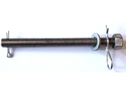 šroub rychloupínáku nerezový M16x195 pro mini bagry 1,5 2t