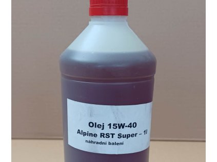 418 alpine rst super 15w 40 1l mineralni motorovy olej