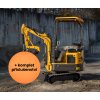 Minibagr BG1200.01 zvýhodněný set s hydraulickou lžíci 800mm