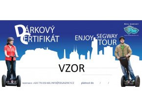 Dárkový certifikát VZOR