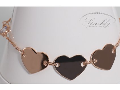 Personalizovaný dámský náramek Bond ozdobený gravírem