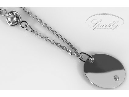 Personalizovaný přívěsek 15 mm z pravého zlata – šperk s příběhem