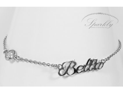 Romantický šperk s vlastním textem – náramek jako vyznání lásky